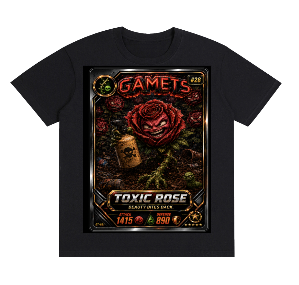 Gamets crew T-shirt design